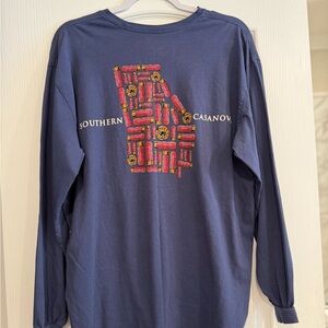 Navy Blue Long Sleeve Shirt
